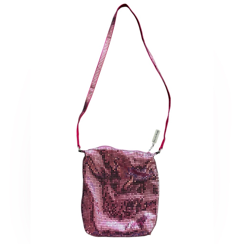 Whiting & Davis Pink Sequin Shoulder Bag - Picture 2 of 8